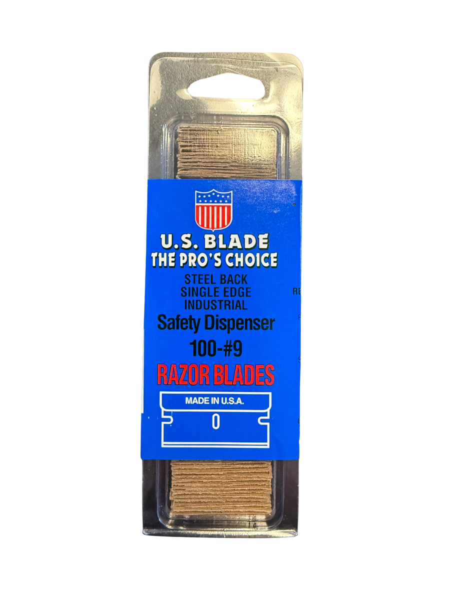U.S. Blade - Steel Back Single Edge Razor Blades – Bloomco Automotive ...