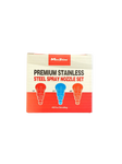 Stainless steel spray nozzle set