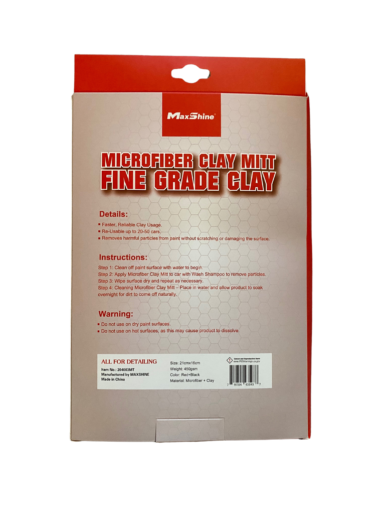 Microfibre Clay Mitt
